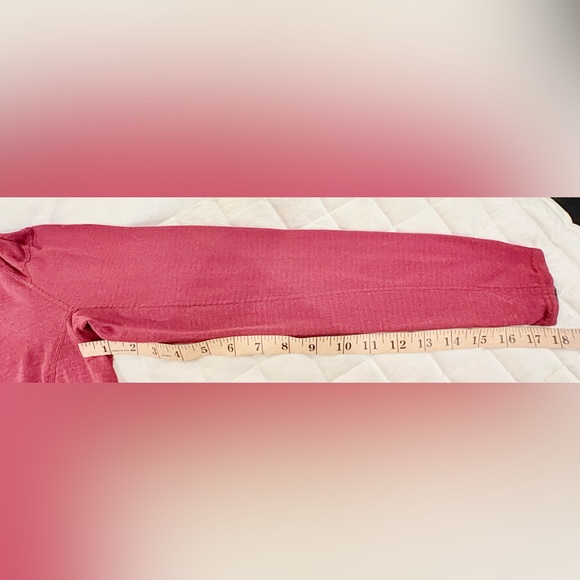 Patagonia Women's Capilene® Thermal Weight Zip-Neck Hoody Maroon Red Size XS - Picture 9 of 16